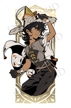 Load image into Gallery viewer, Witch Hat Small Foil Prints
