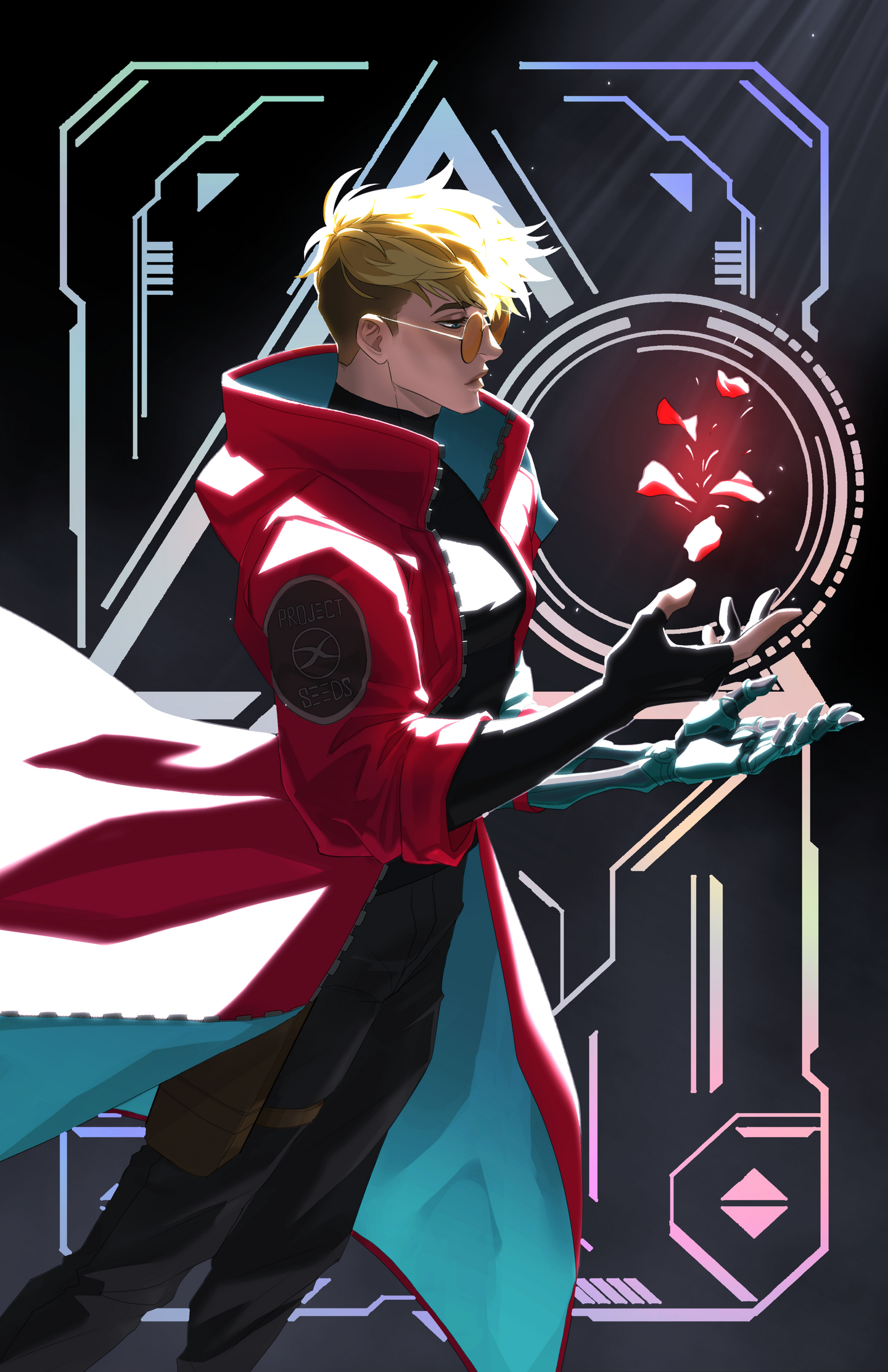 Trigun Iridescent Foil Prints